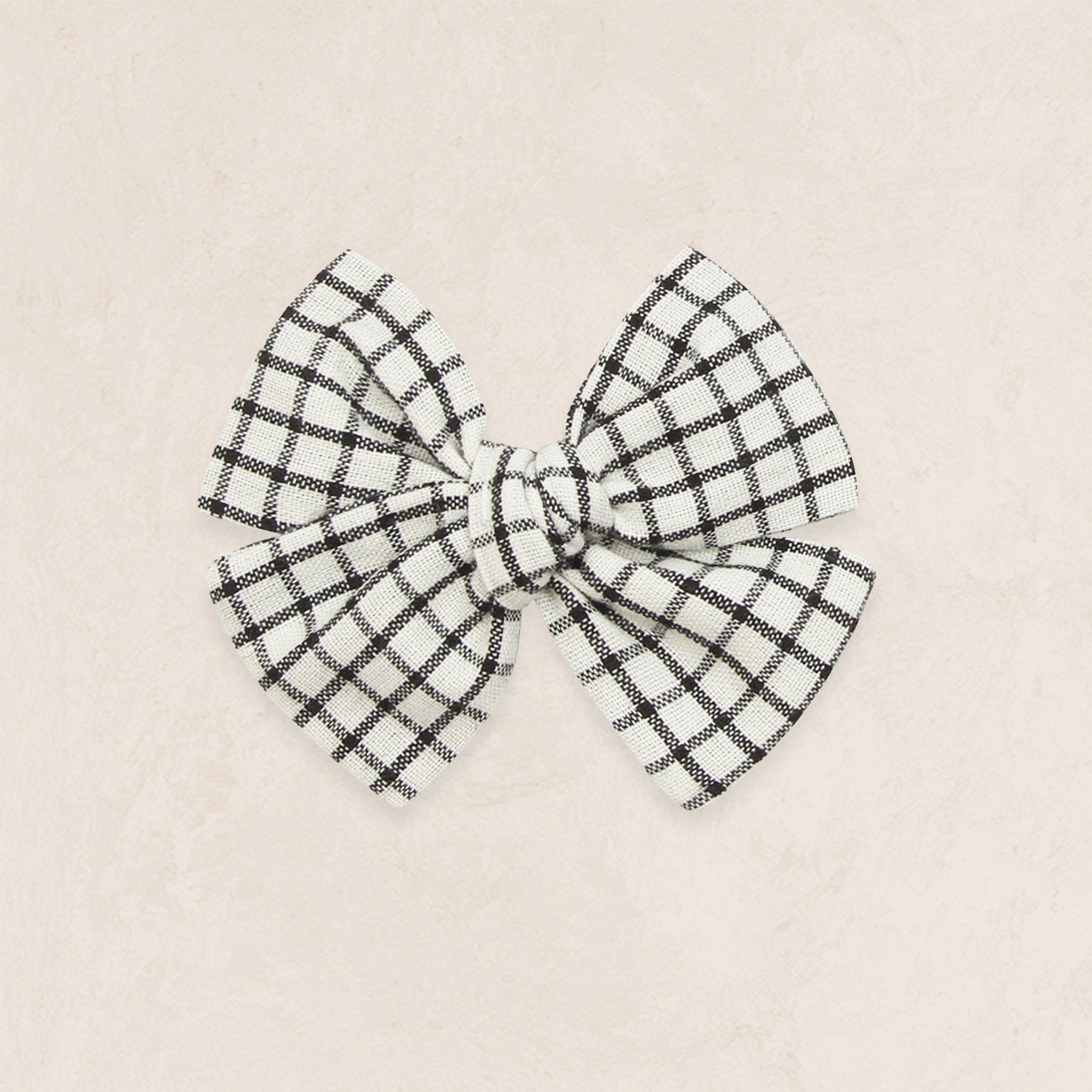 Adventure Bow - Charcoal Grid Clip