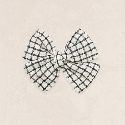 Adventure Bow - Charcoal Grid Clip