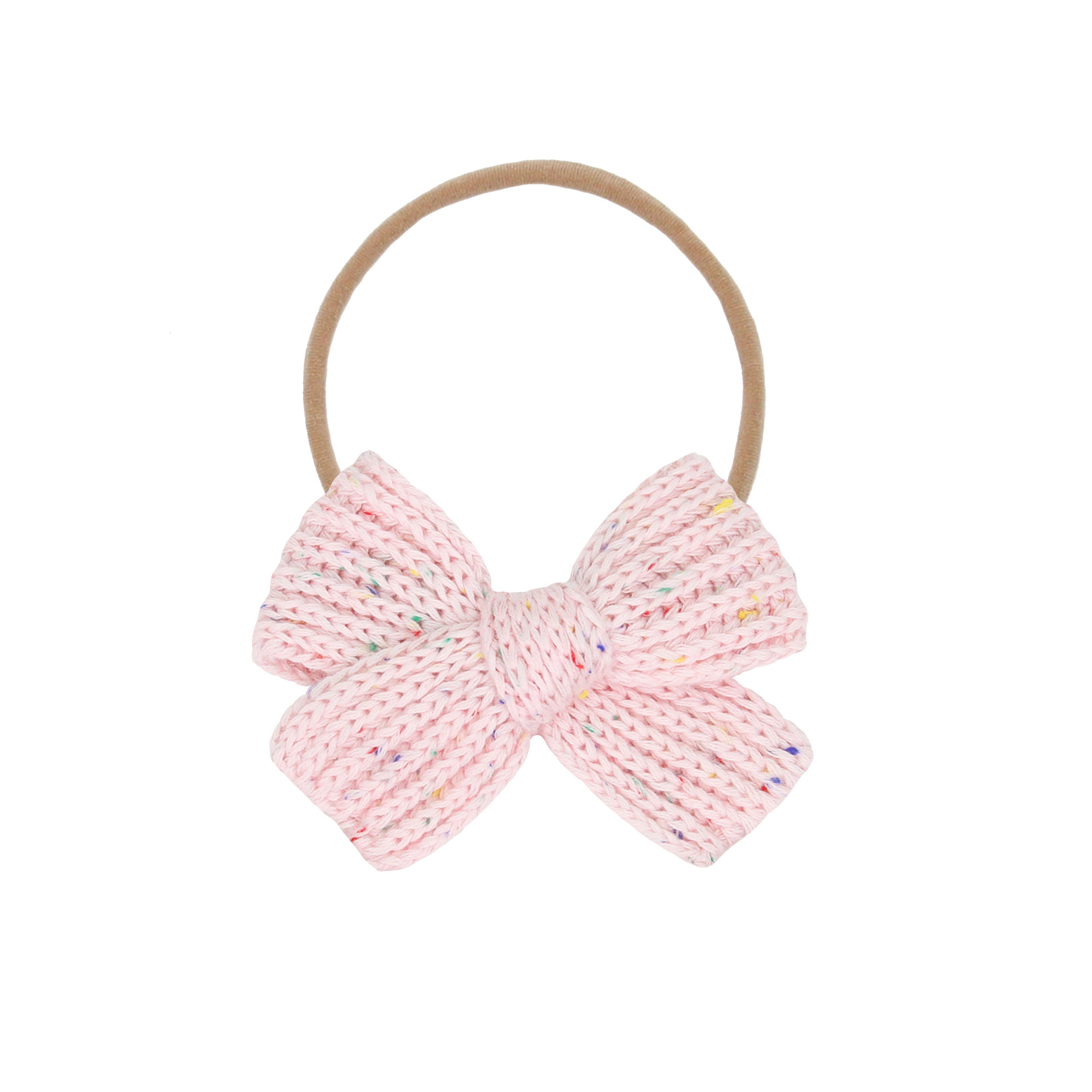 Sweater Bow - Blossom Speckle Chunky Knit Headband