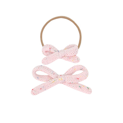 Sweater Bow - Blossom Speckle Knit Headband