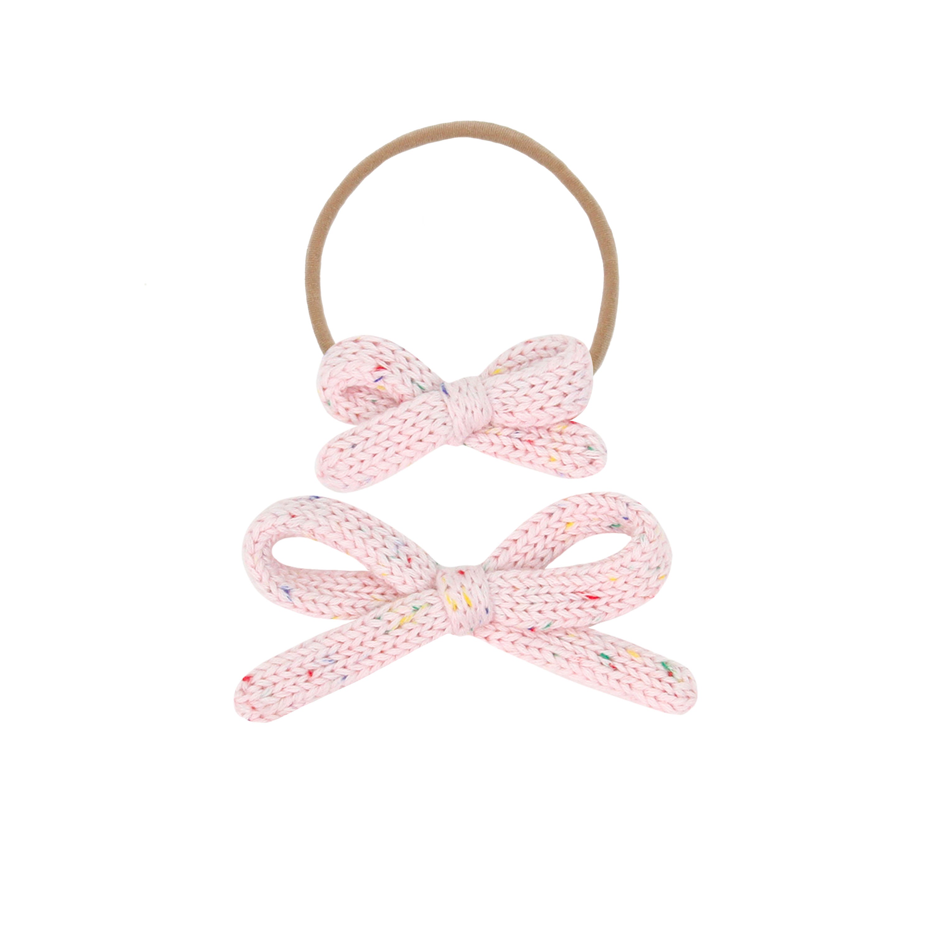 Sweater Bow - Blossom Speckle Knit