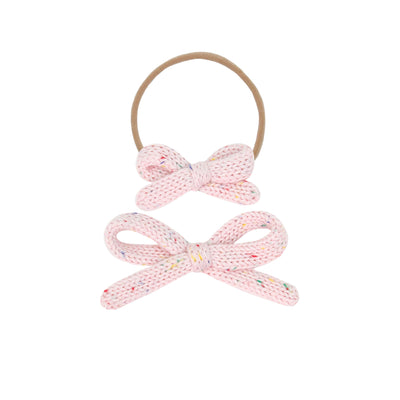 Sweater Bow - Blossom Speckle Knit