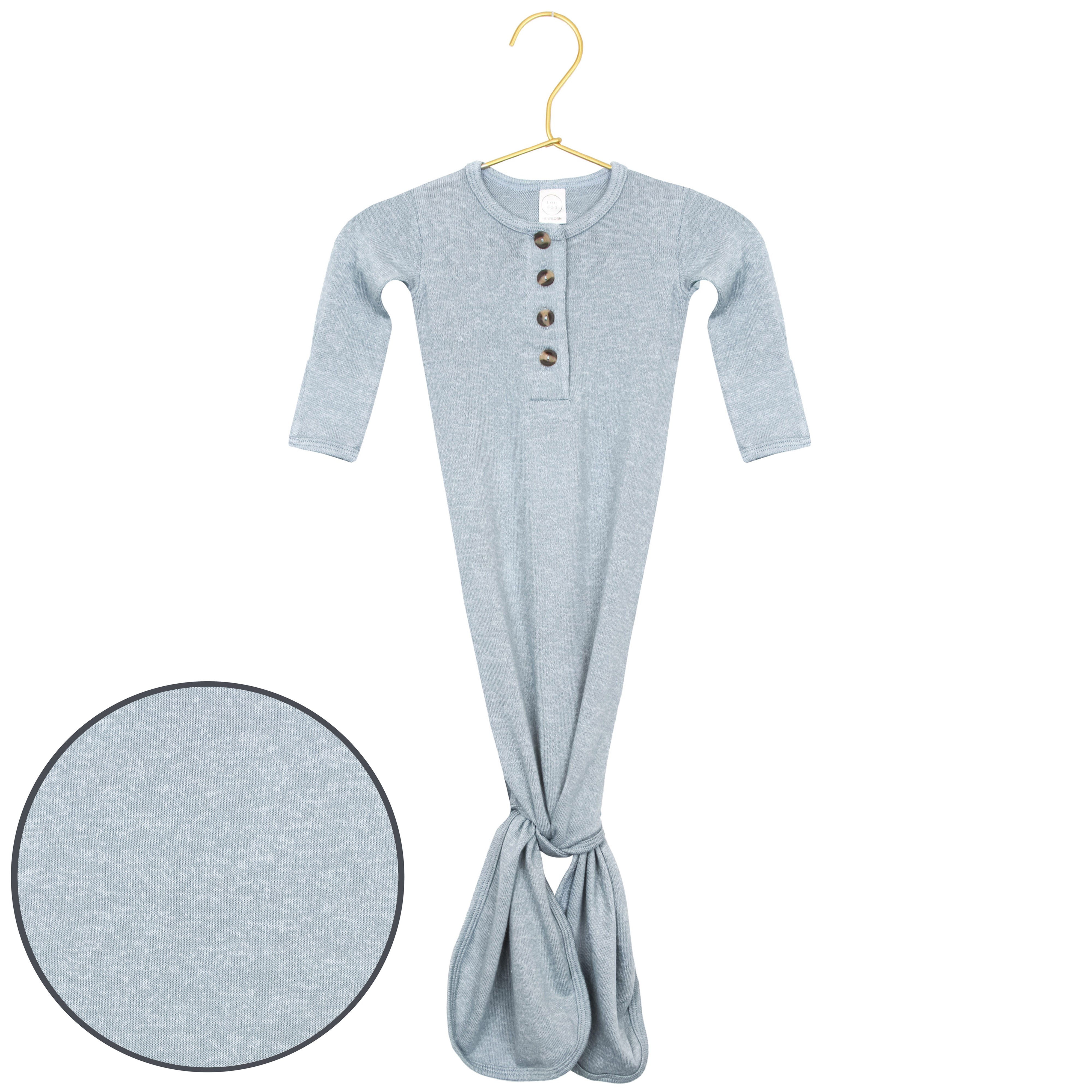 Miller Plush Knit Knotted Gown