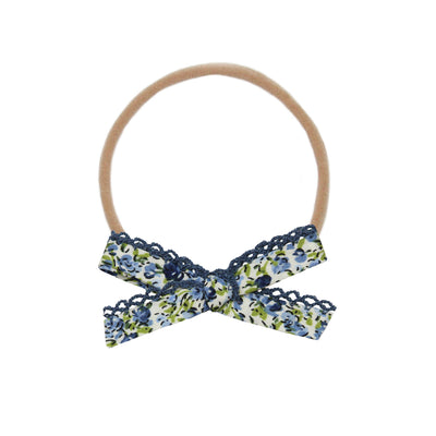 Ribbon Bow - Blue Bell Lace