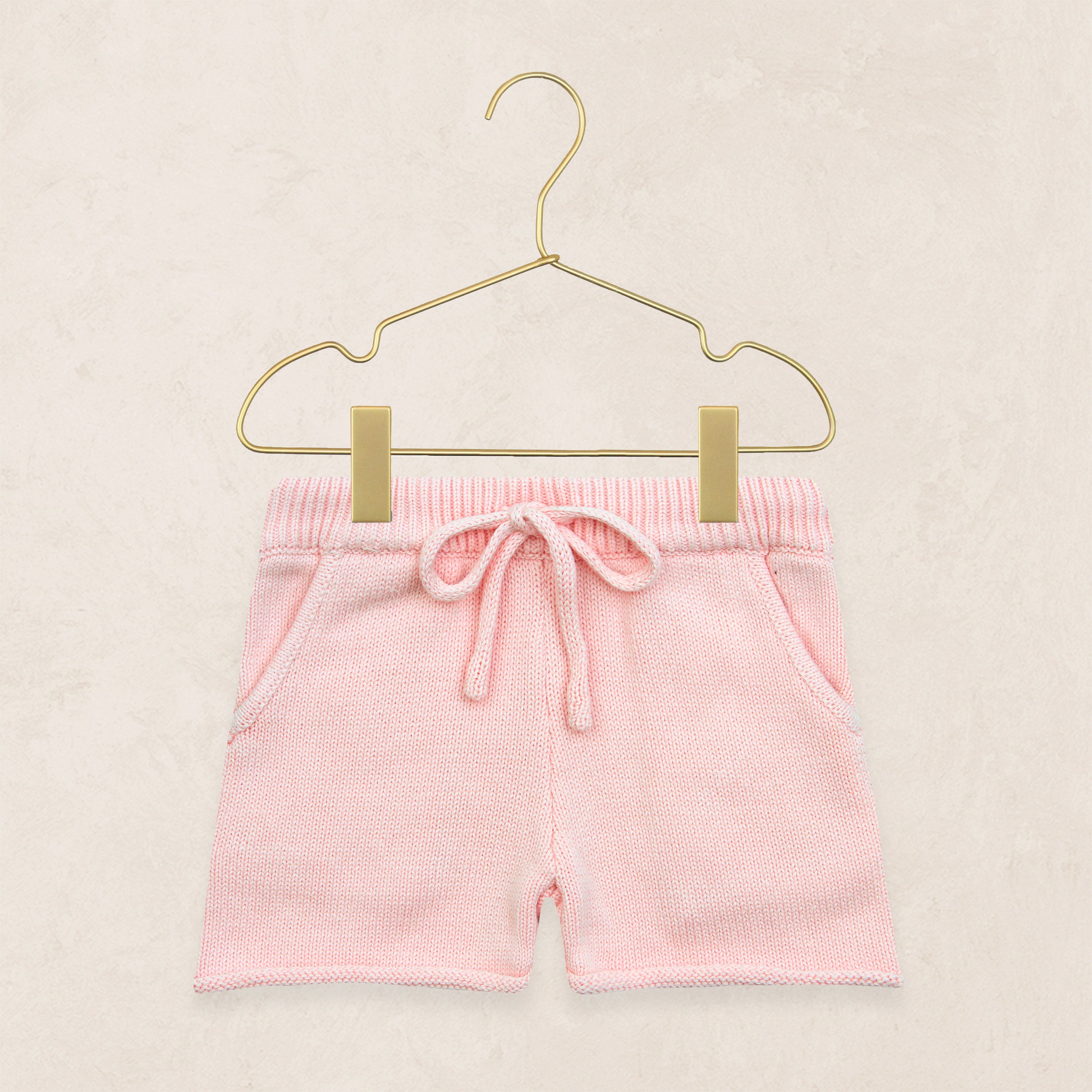 Knit Shorts - Blush