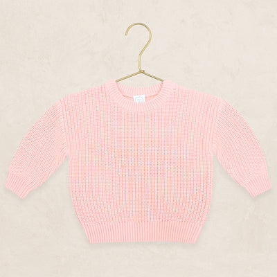 Knit Chunky Sweater - Blush