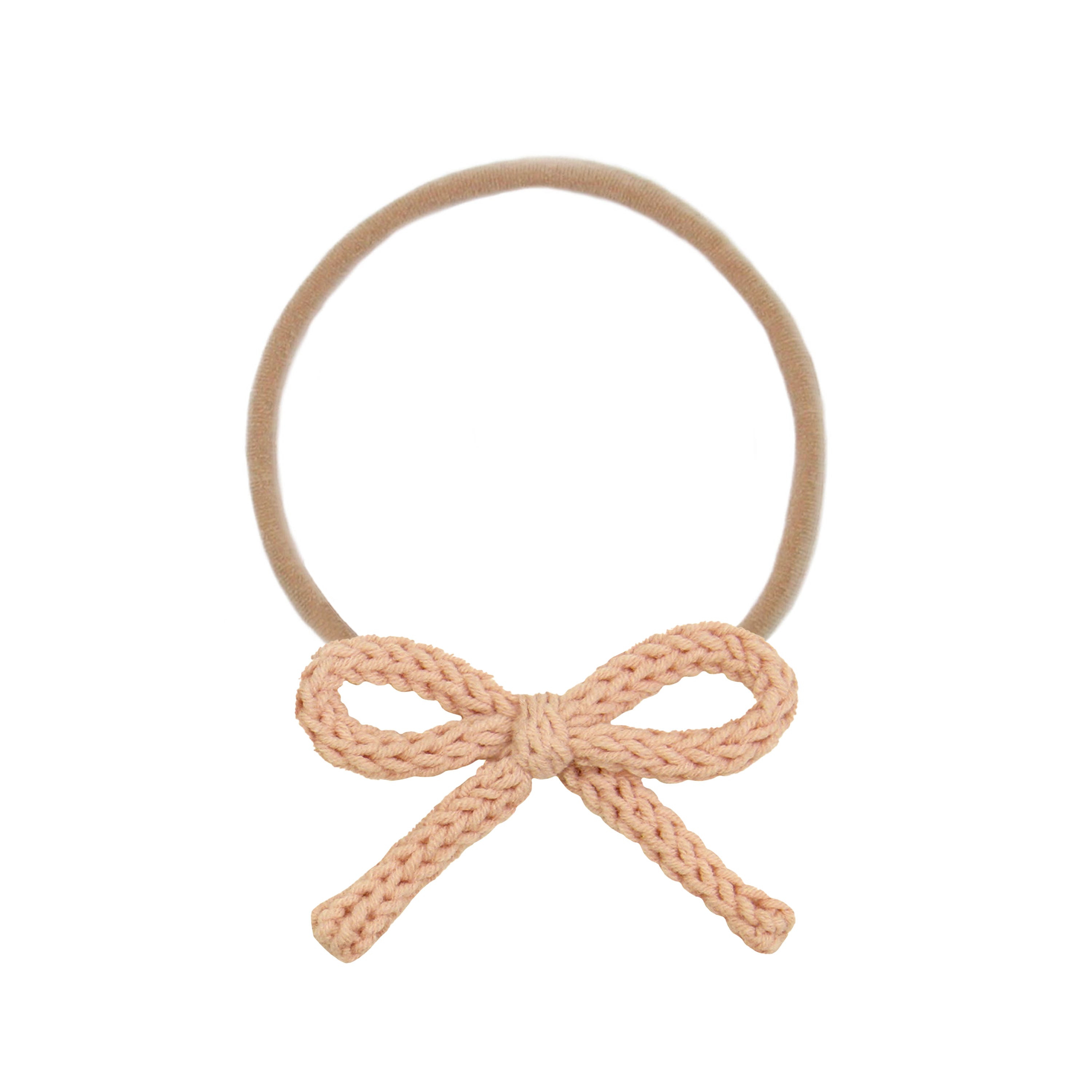 Crochet Bow - Butterscotch