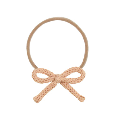 Crochet Bow - Butterscotch