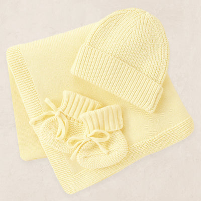 Knit Beanie Bundle - Butter Yellow