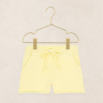 Knit Shorts - Butter Yellow