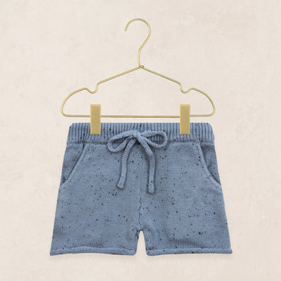 Knit Shorts - Cadet Speckle