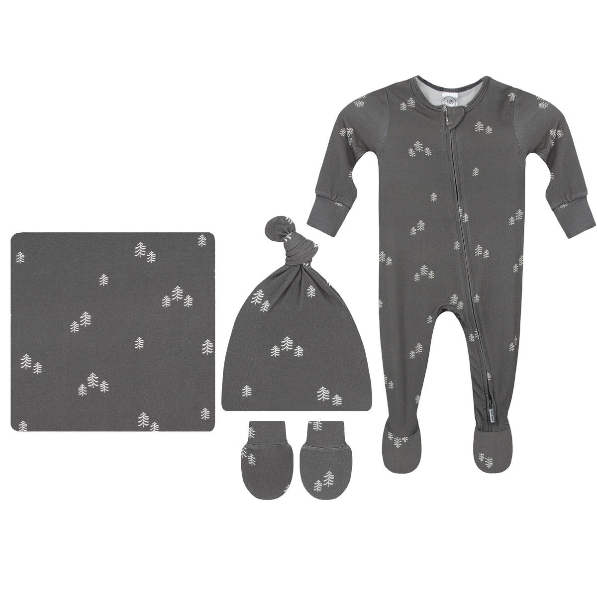 Canyon Newborn Hat Bundle + Zipper Footie