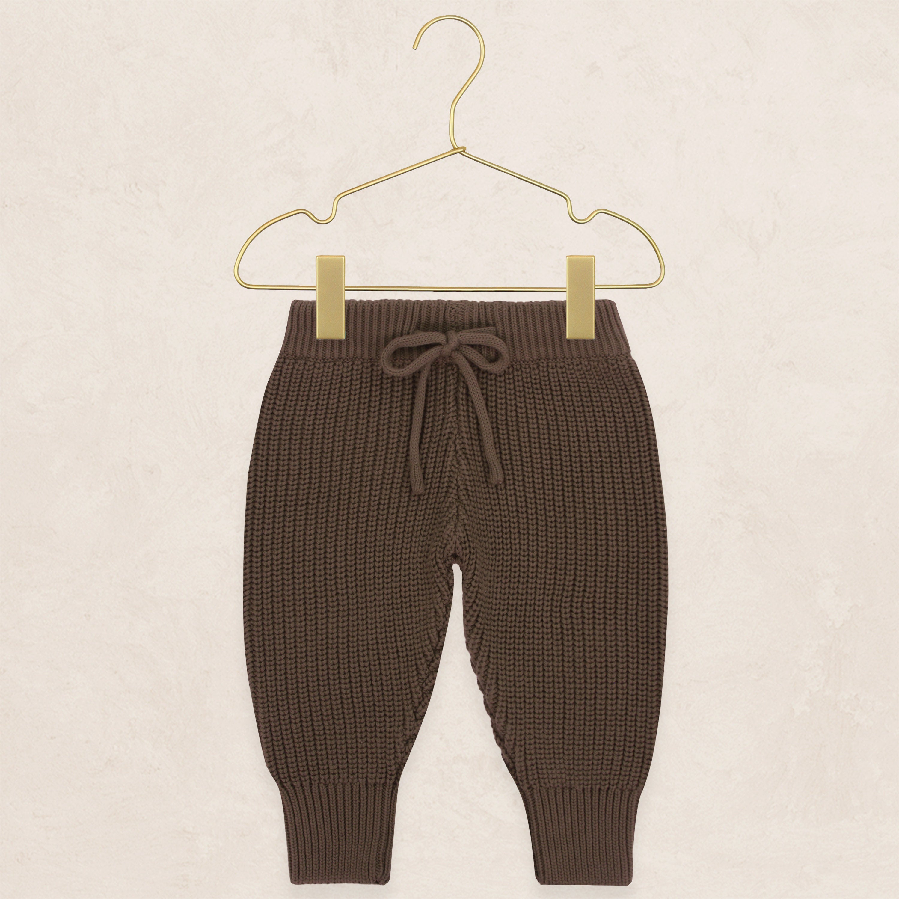 Knit Jogger Pants - Cocoa