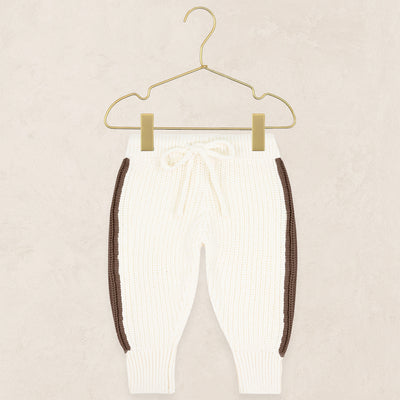 Knit Jogger Pant - Cocoa Racer Stripe