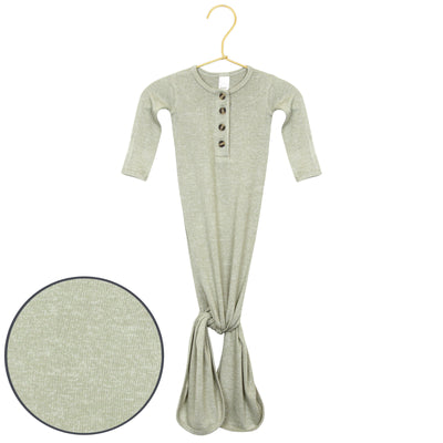 Collins Plush Knit Knotted Gown