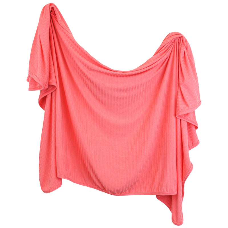 Darcy Ribbed Swaddle Blanket