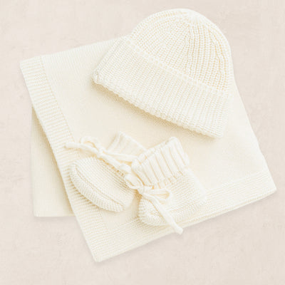Knit Beanie Bundle - Ivory
