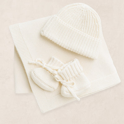 Knit Beanie Bundle - Ivory