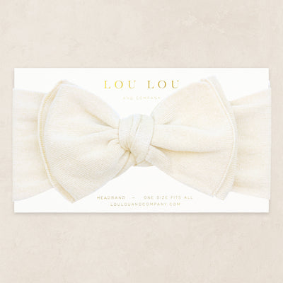 Pre-Order - Knit Headband - Ivory