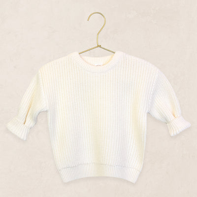 Knit Chunky Sweater - Ivory