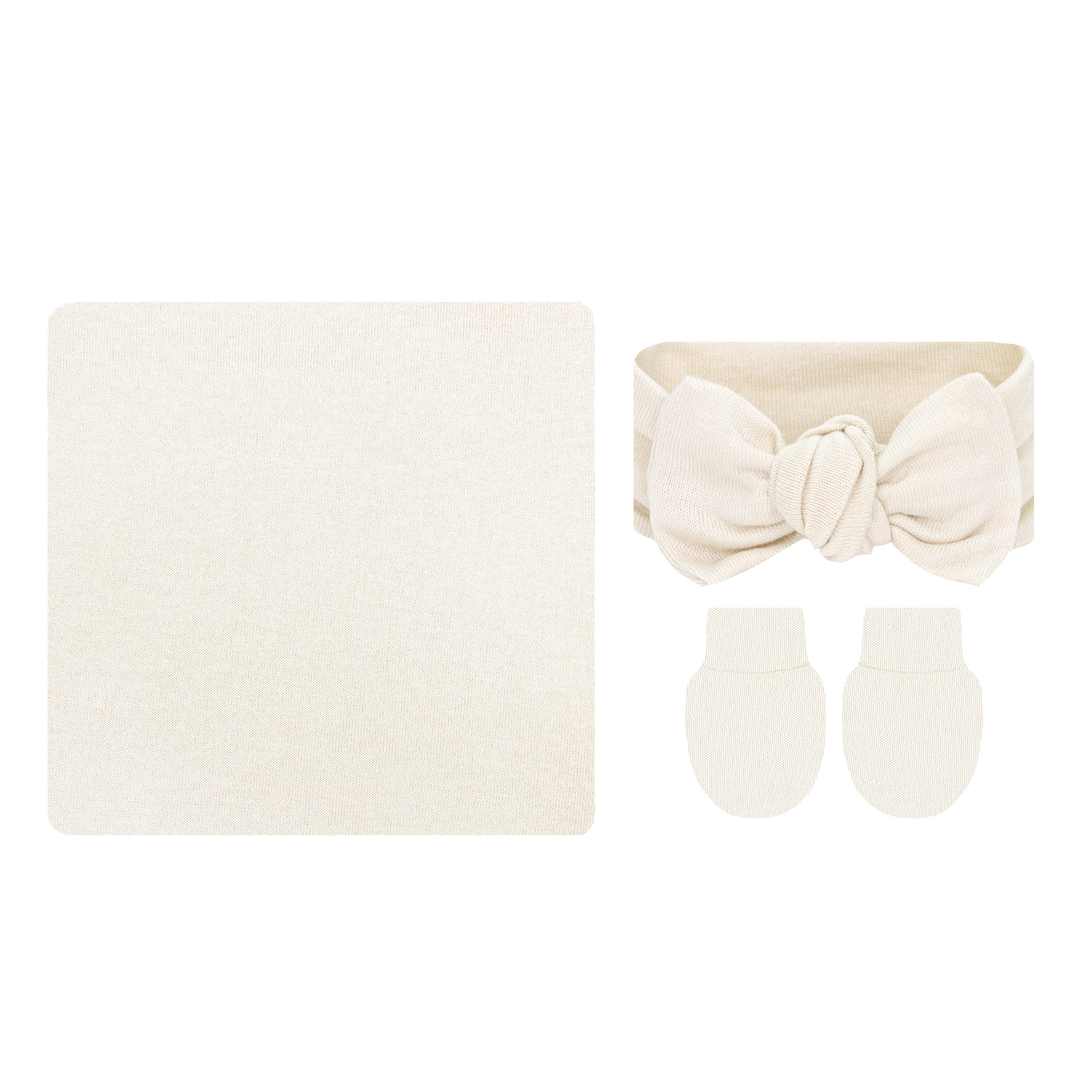 Dakota Plush Knit Newborn Headband Bundle