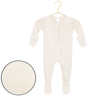 Dakota Plush Knit Zipper Footies