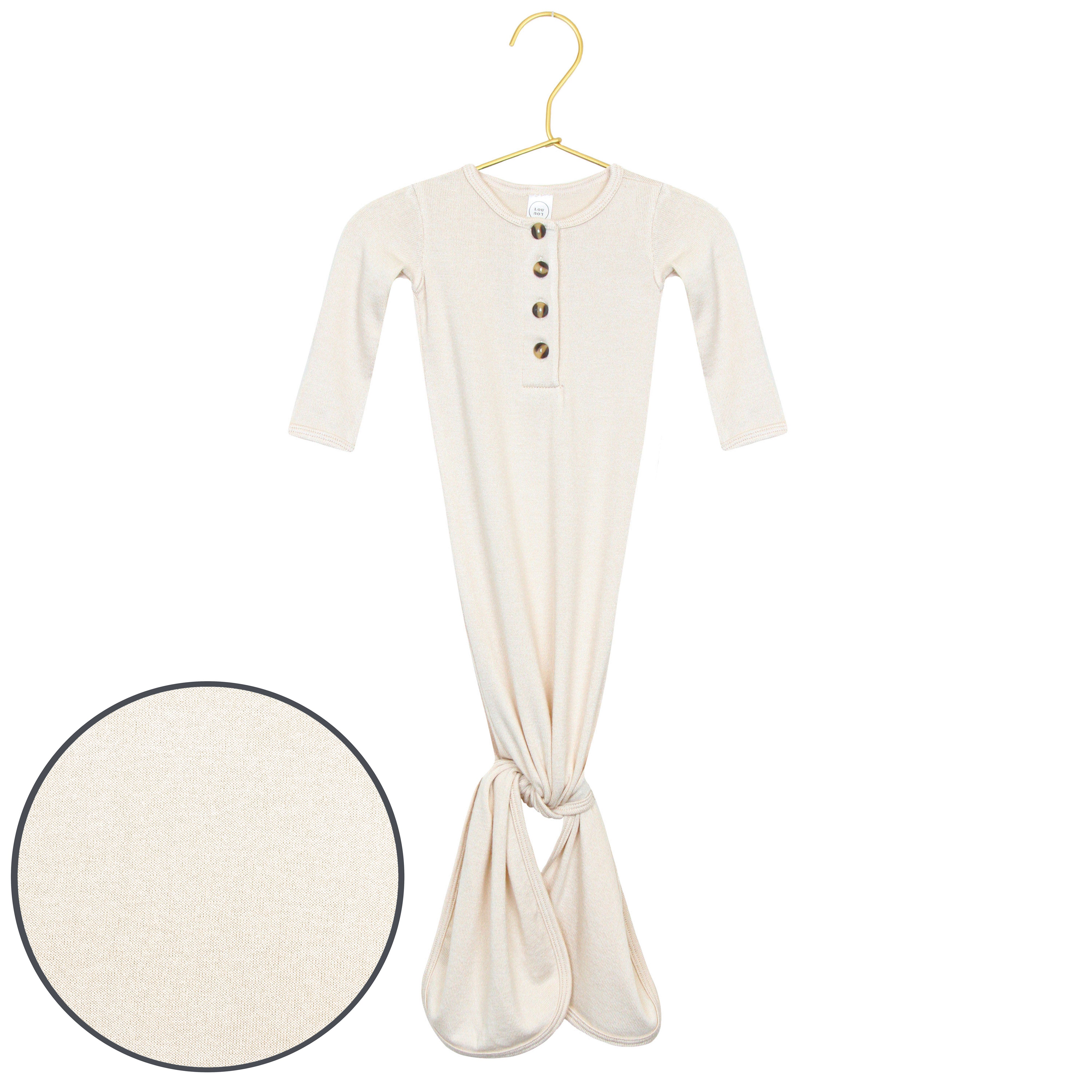 Dakota Plush Knit Knotted Gown