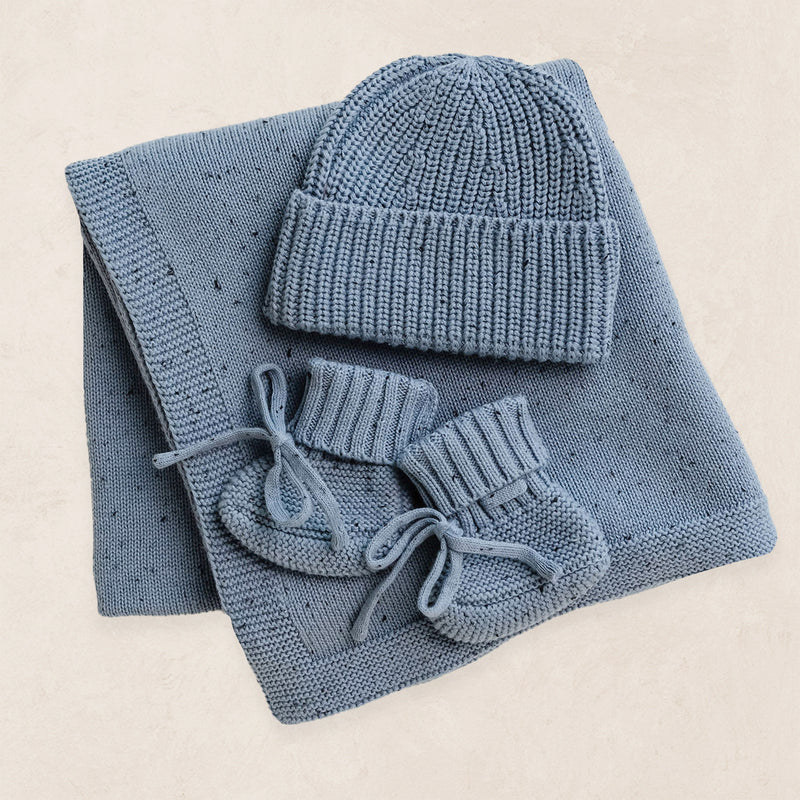Knit Beanie Bundle - Cadet Speckle