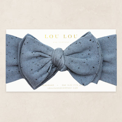 Knit Headband - Cadet Speckle