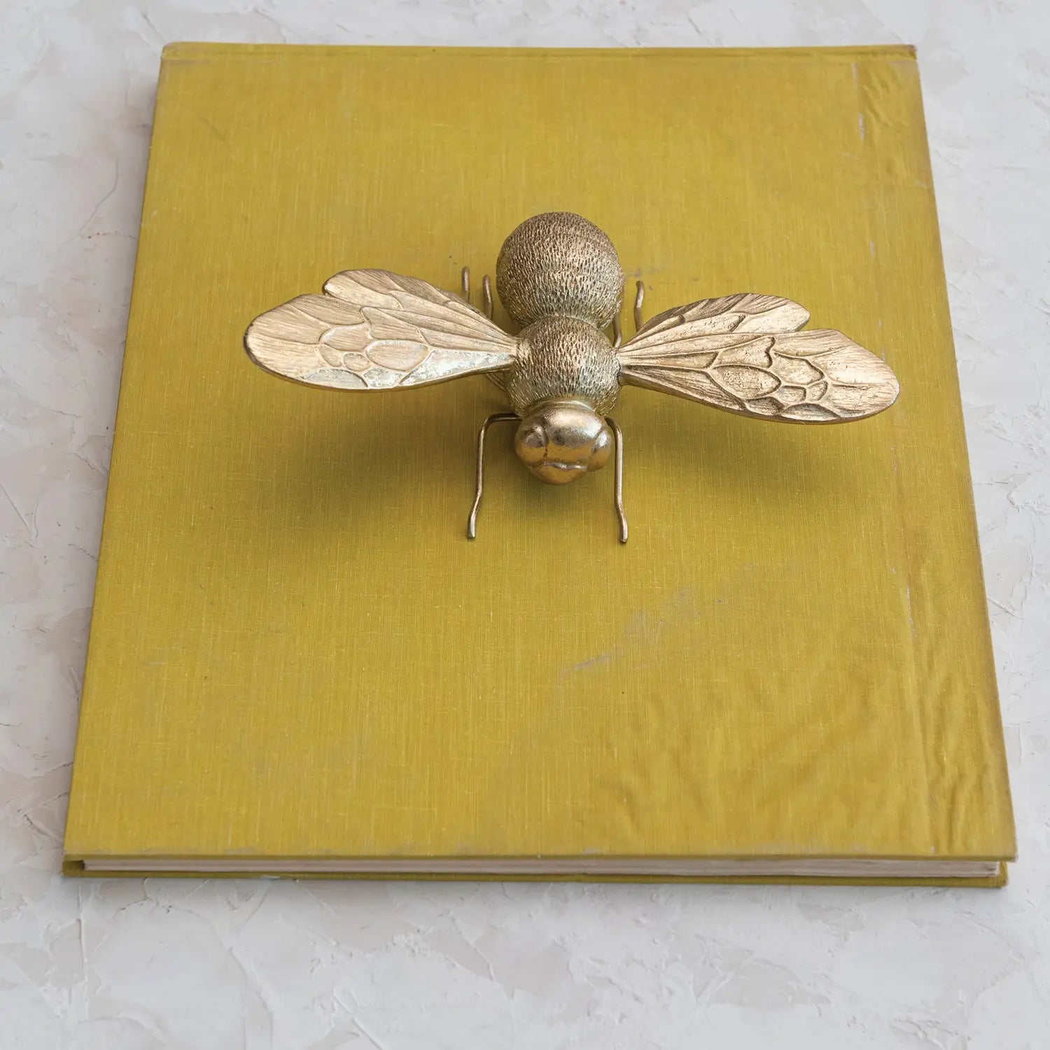 Gold Finish Resin Bee