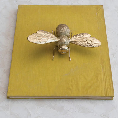 Gold Finish Resin Bee