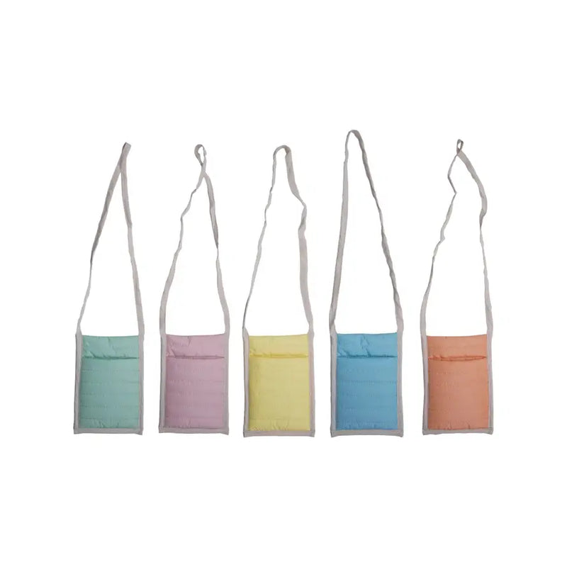 Puff Fabric Cross Body Plush Toy Holder