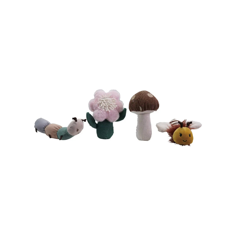 Fabric Leaf Pocket With Friends