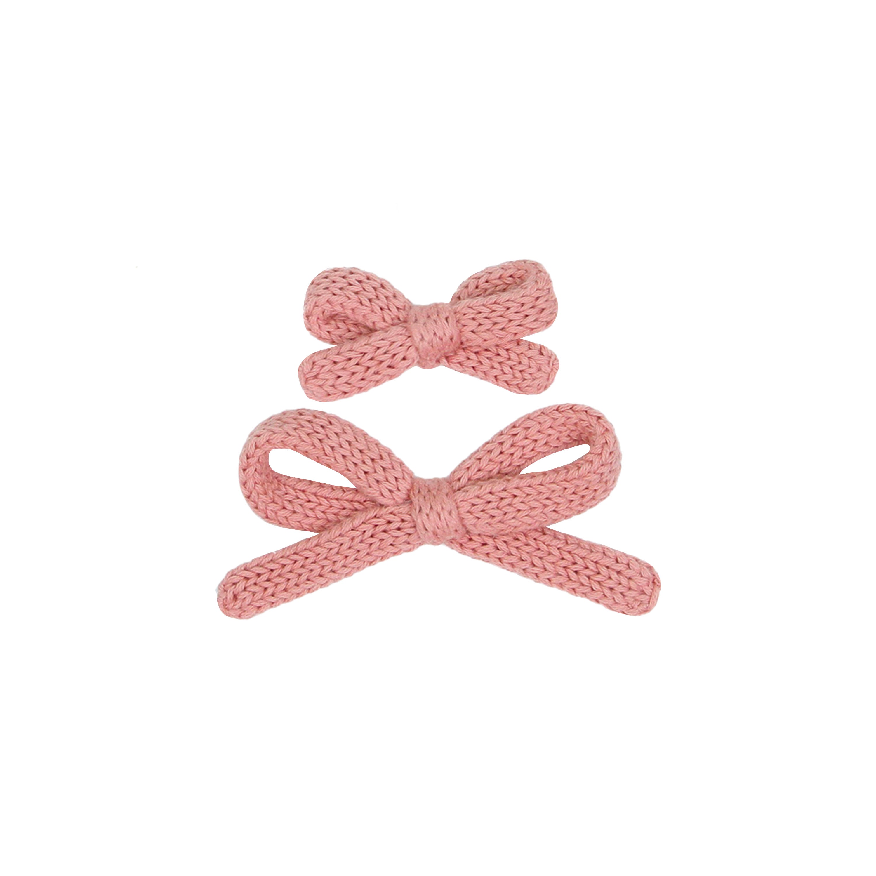 Sweater Bow - Peony Knit Clip