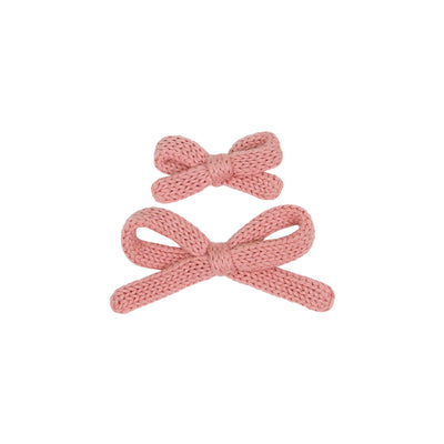 Sweater Bow - Peony Knit Clip