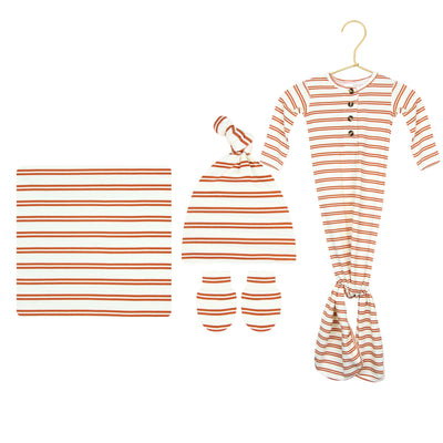 Dylan Newborn Hat Bundle + Knotted Gown