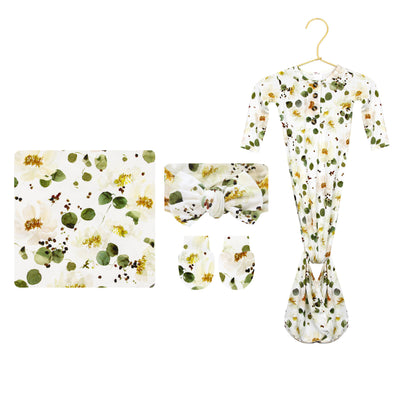 Thea Newborn Headband Bundle (Gown)
