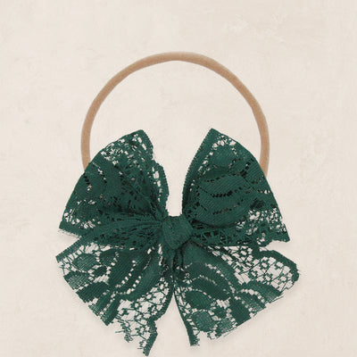 Lace Bow - Evergreen
