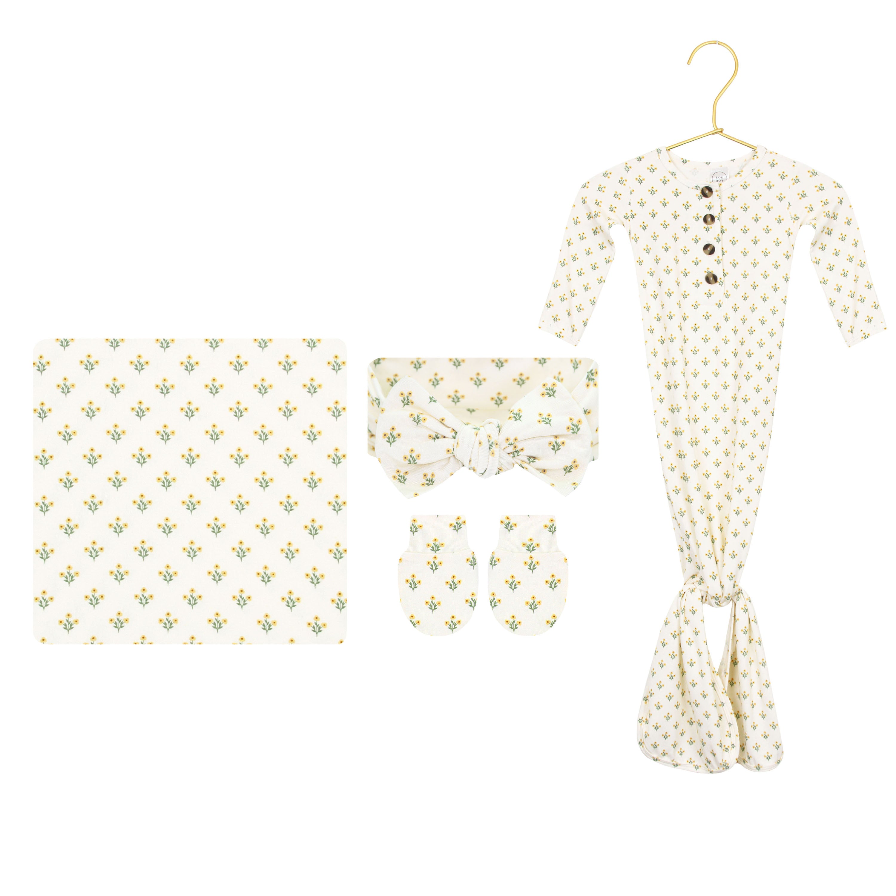 Della Newborn Headband Bundle (Gown)