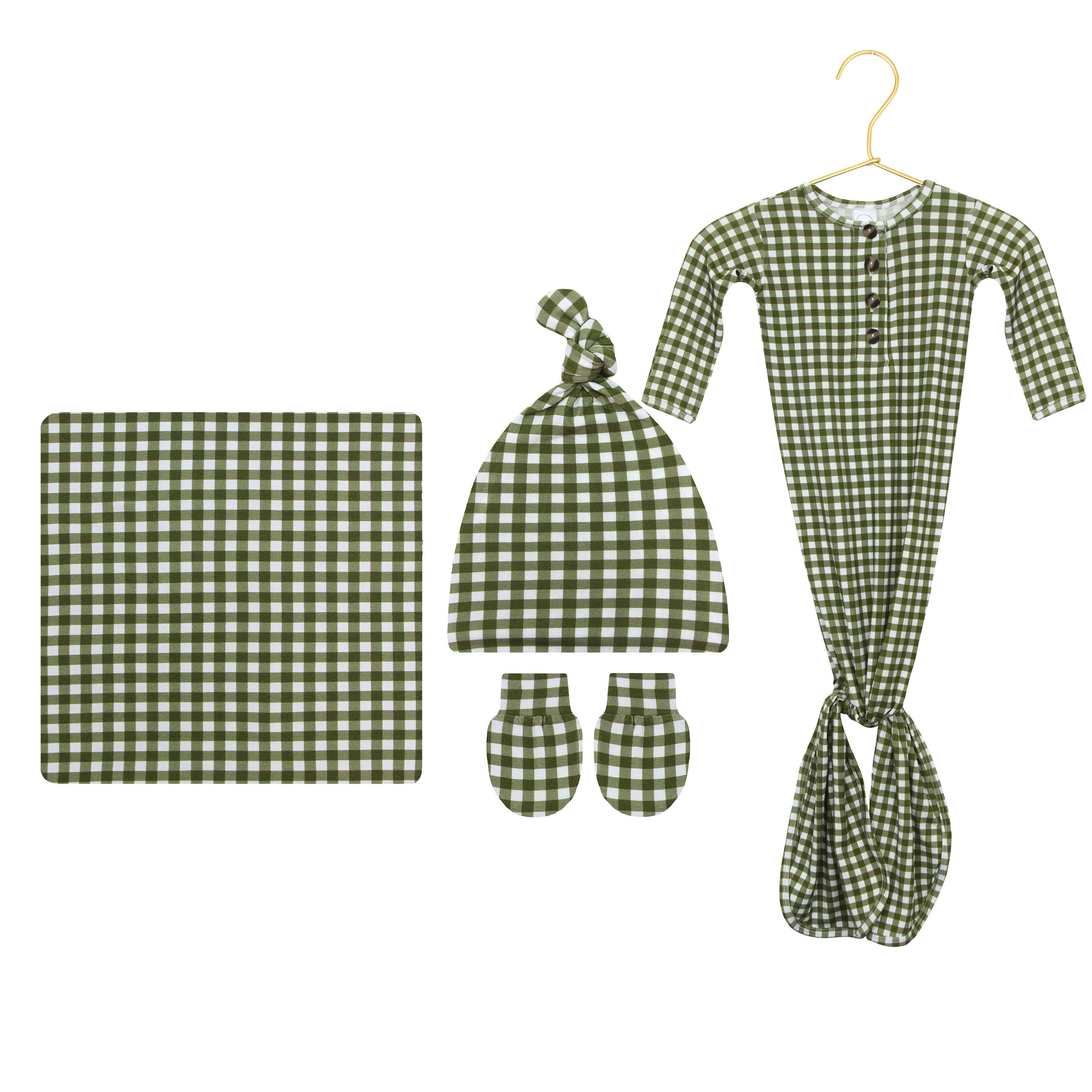 Forrest Newborn Hat Bundle (Gown)