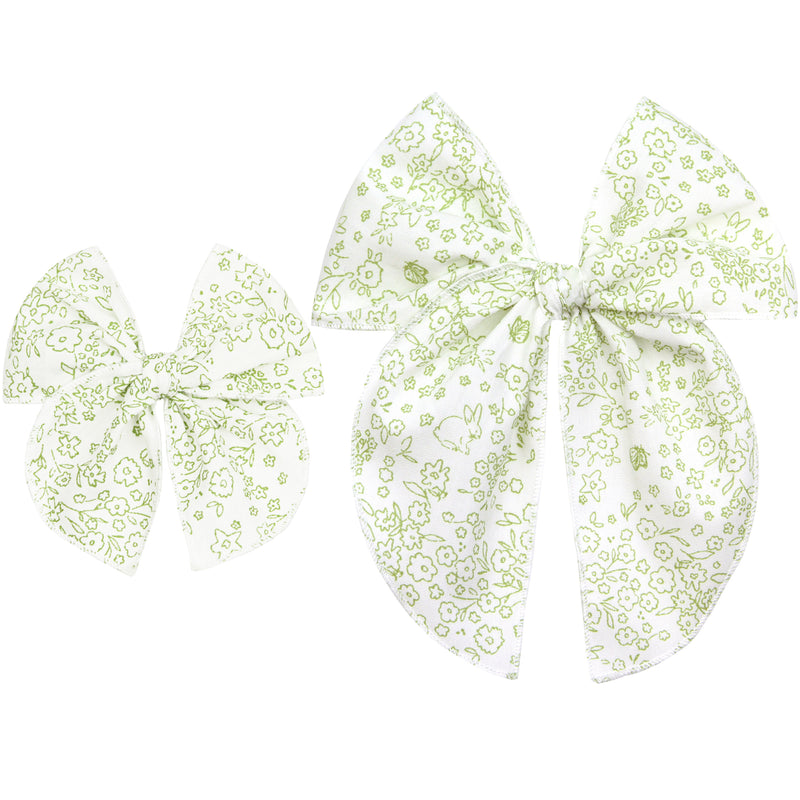Heirloom Bow - Bunny Garden Clip