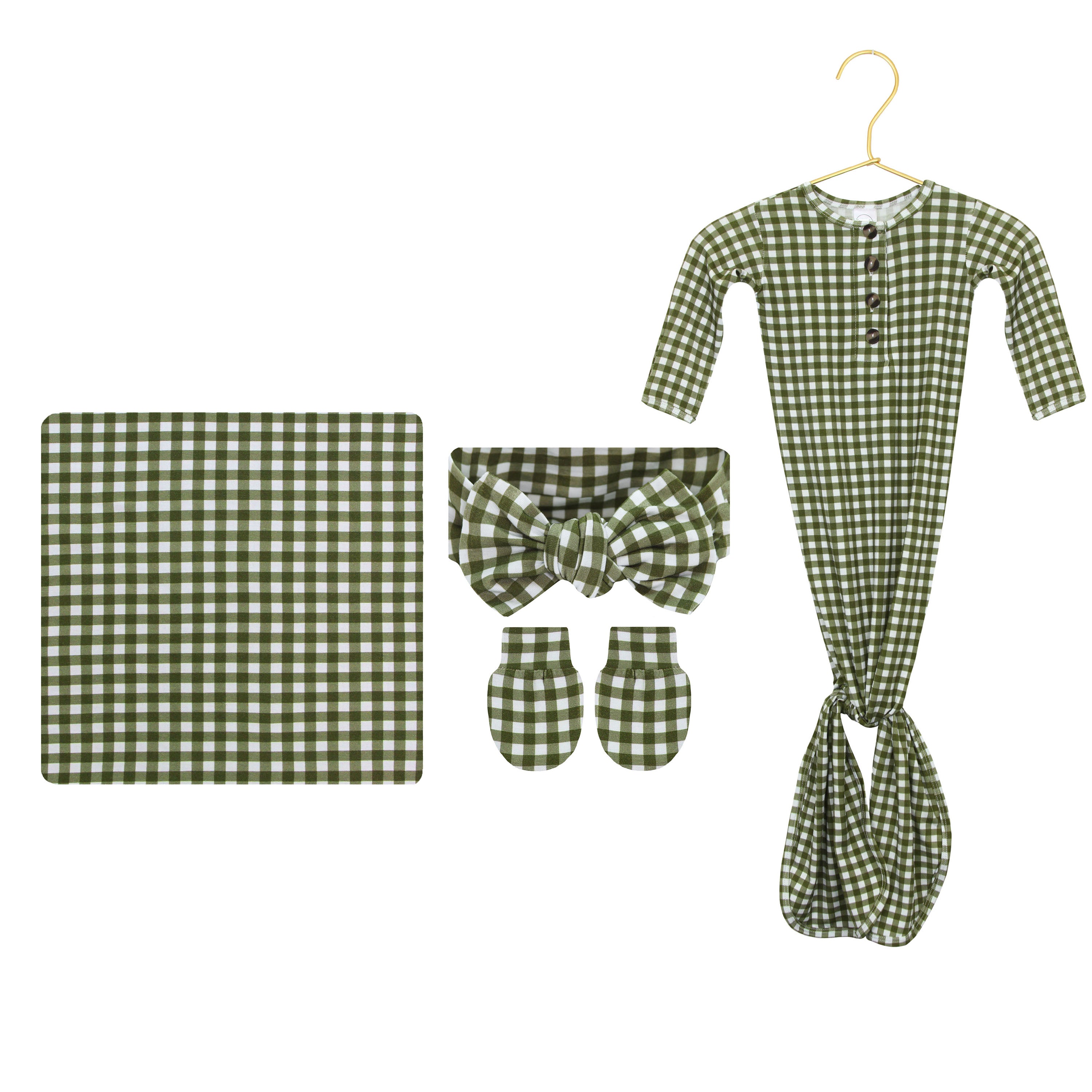 Forrest Newborn Headband Bundle (Gown)