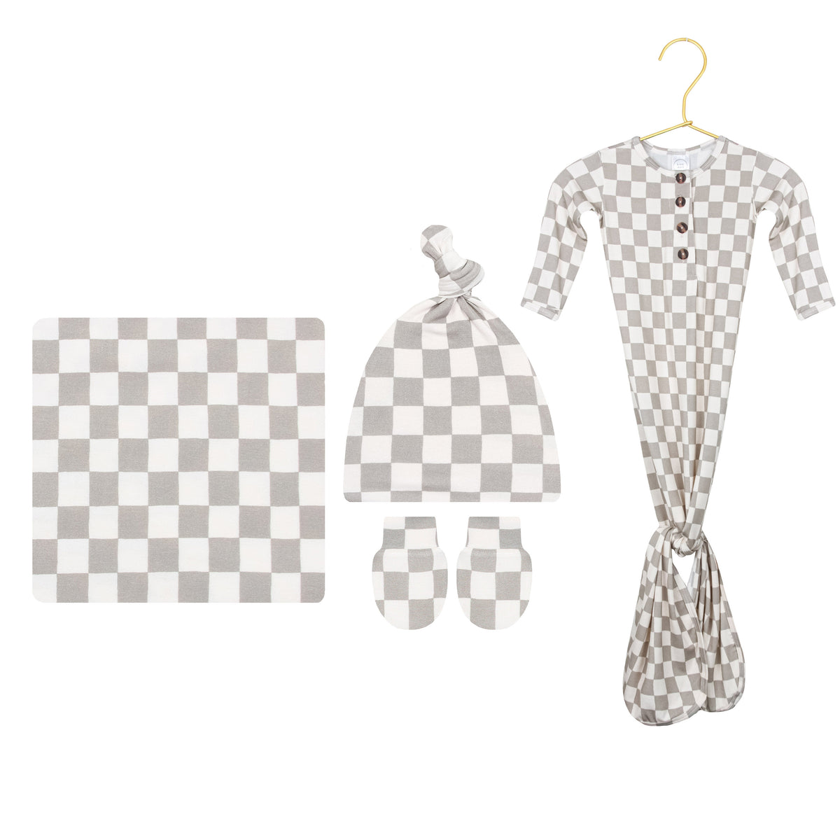 Palmer Newborn Hat Bundle + Knotted Gown