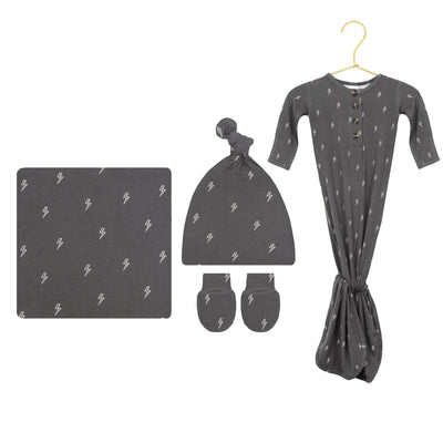 Everett Newborn Hat Bundle (Gown)