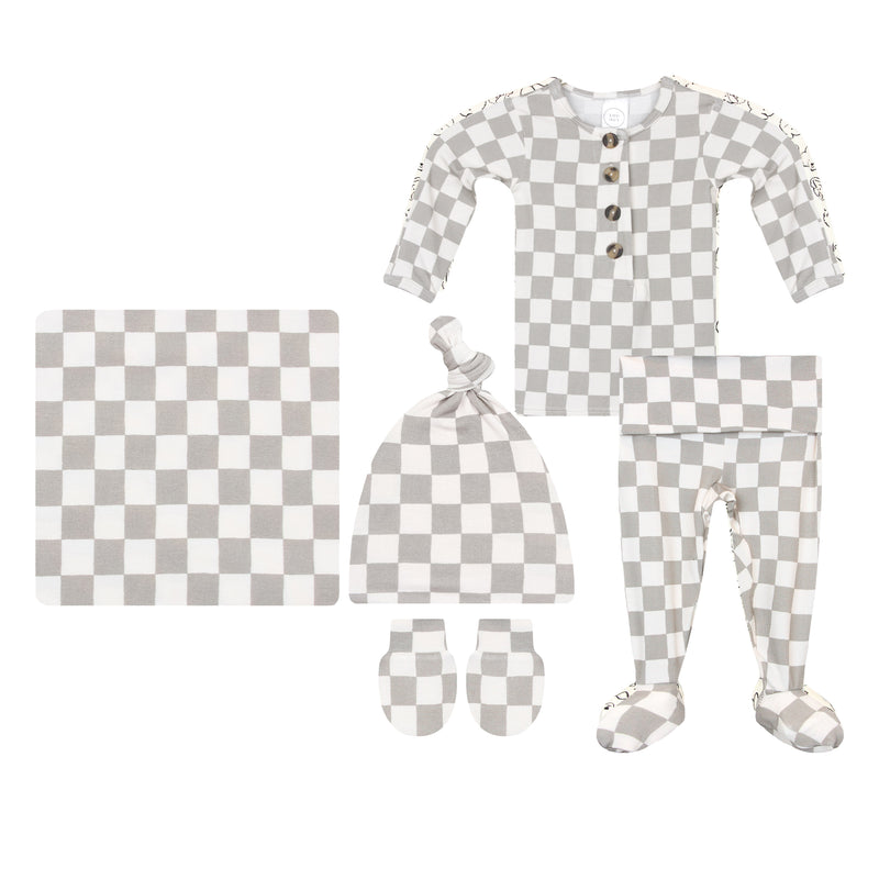 Palmer Newborn Hat Bundle (Top + Bottom)