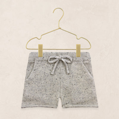 Knit Shorts - Grey Speckle