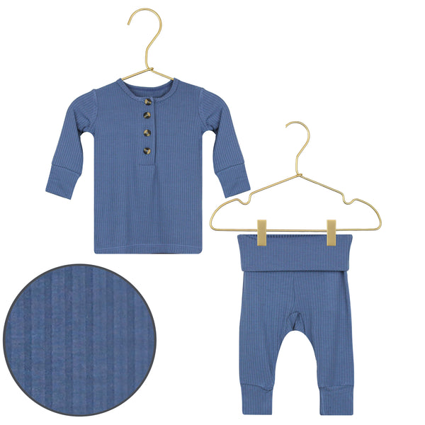 Harrison Ribbed Top + Bottoms