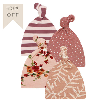 Top Knot Hat 4 Pack - Layla