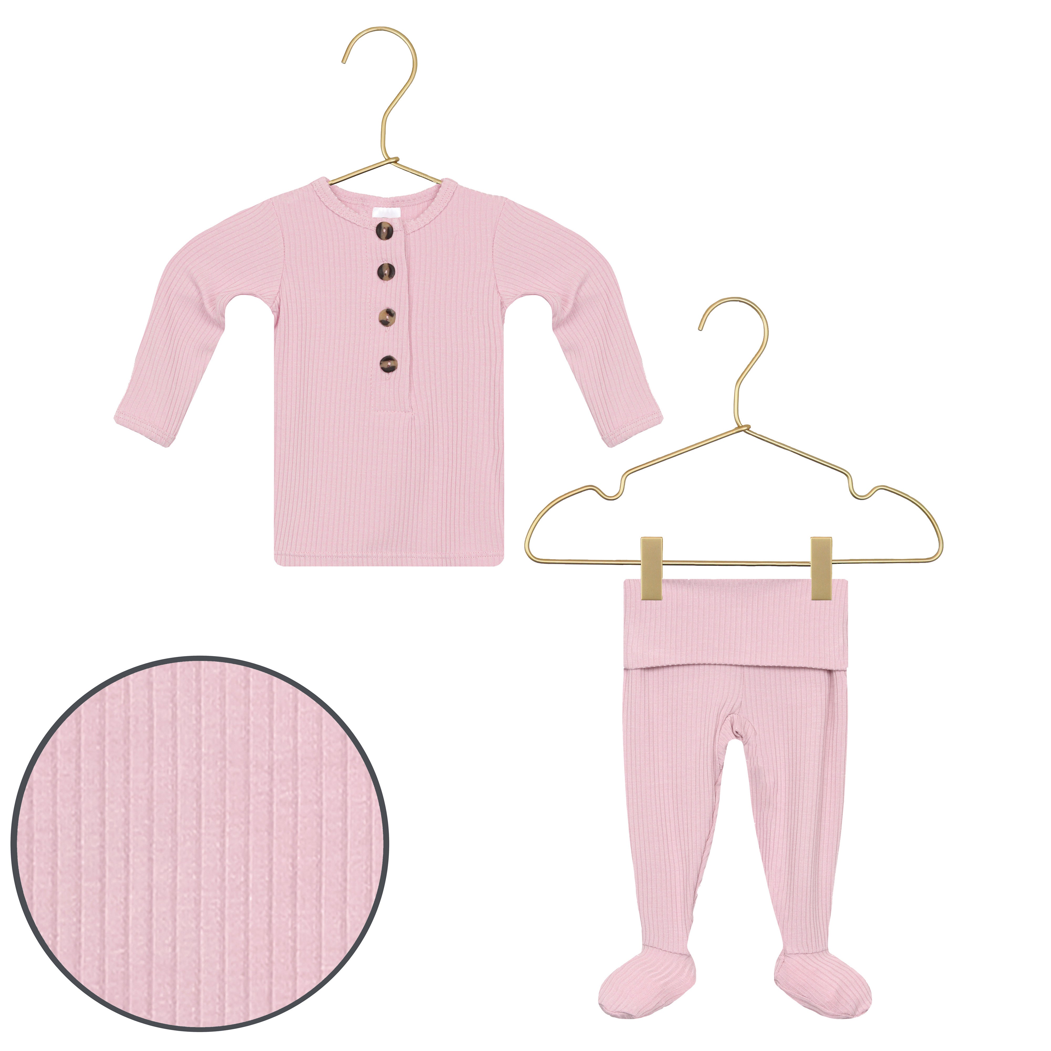 Haven Ribbed Top + Bottoms