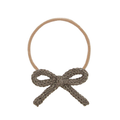 Crochet Bow - Cocoa Headband